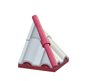 Gray Wavy hipped roof