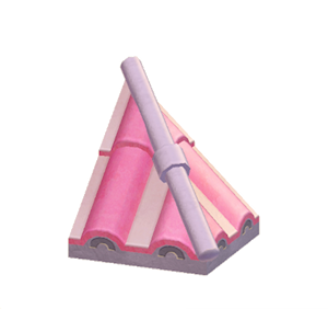 Purple Wavy hipped roof