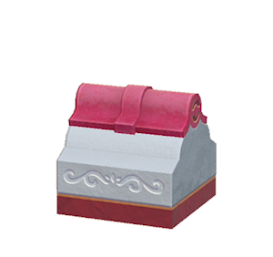 Gray Wavy roof decoration