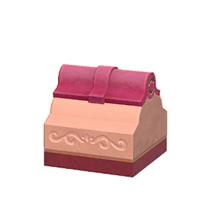 Red Wavy roof decoration