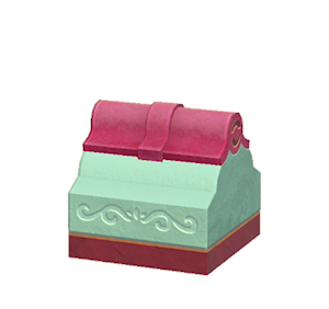 Aquamarine Wavy roof decoration