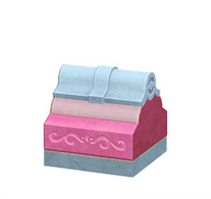 Cyan Wavy roof decoration