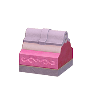 Purple Wavy roof decoration