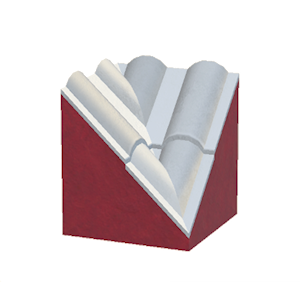 Gray Wavy roof valley