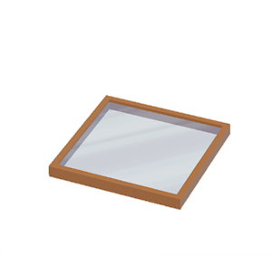 Brown Window pane (horizontal)