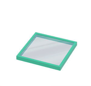 Aquamarine Window pane (horizontal)