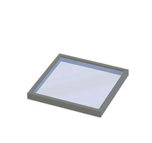 Cyan Window pane (horizontal)