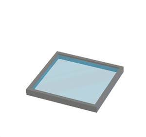 Blue Window pane (horizontal)
