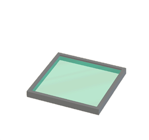 Aquamarine Window pane (horizontal)
