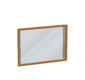 Brown Window pane (sloped)