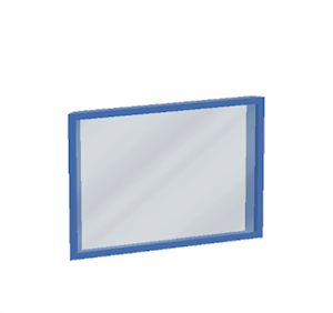 Navy Window pane (sloped)