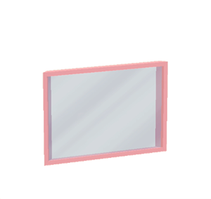 Pink Window pane (sloped)