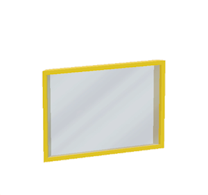 Yellow Window pane (sloped)