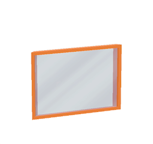 Orange Window pane (sloped)