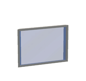 Navy Window pane (sloped)