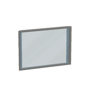 Gray Window pane (sloped)