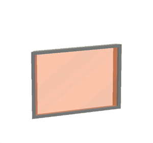 Orange Window pane (sloped)