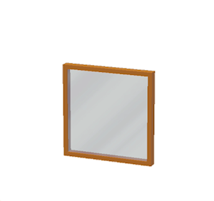 Brown Window pane