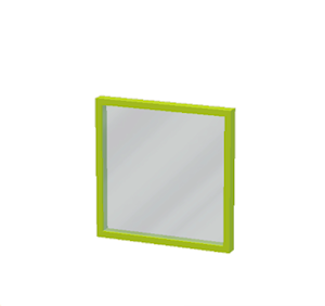 Lime Window pane