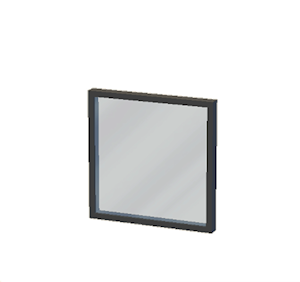 Black Window pane