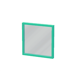 Aquamarine Window pane