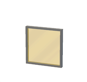Yellow Window pane
