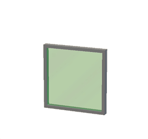 Green Window pane