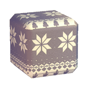 Beige Winter print