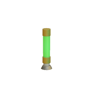 Green Wireless power-transmitter post