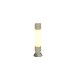 Beige Wireless power-transmitter post