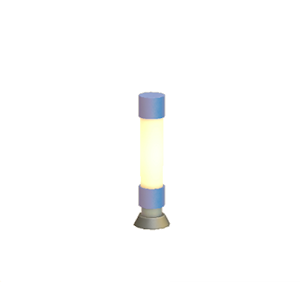 Blue Wireless power-transmitter post