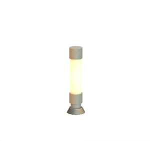 Beige Wireless power-transmitter switch post