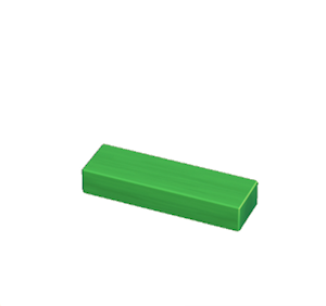 Green Wooden beam