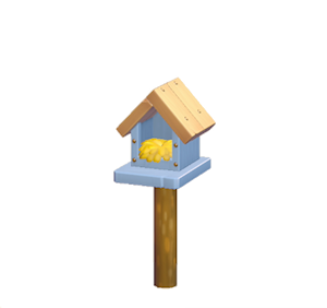Cyan Wooden birdhouse