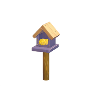 Plum Wooden birdhouse