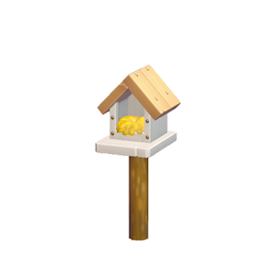 White Wooden birdhouse