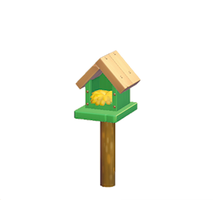 Green Wooden birdhouse