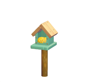 Aquamarine Wooden birdhouse