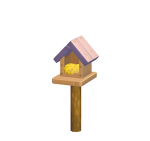 Plum Wooden birdhouse