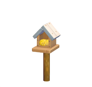 Gray Wooden birdhouse