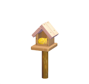 Pink Wooden birdhouse
