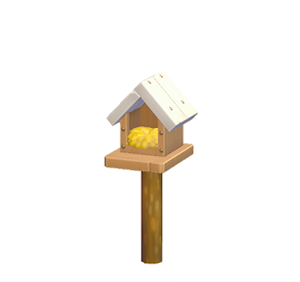 White Wooden birdhouse