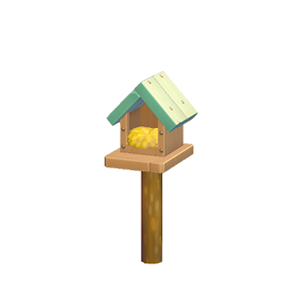 Aquamarine Wooden birdhouse