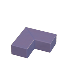 Navy Wooden border (corner)