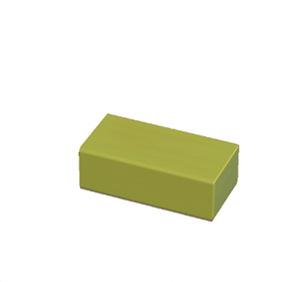 Lime Wooden border (line)