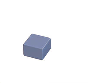 Blue Wooden border (single)