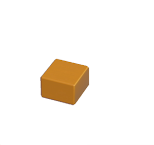 Orange Wooden border (single)
