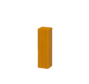 Orange Wooden enclosure