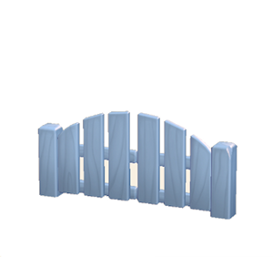 Cyan Wooden gate
