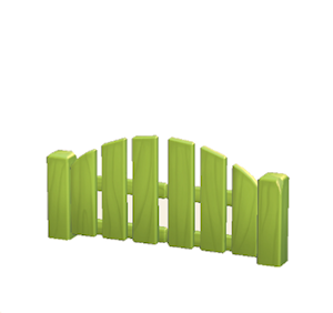 Lime Wooden gate